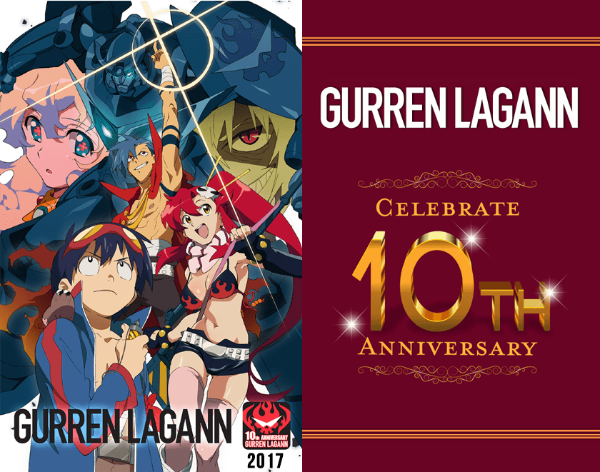 10 years ago today the first episode of Tengen Toppa Gurren Lagann aired in  Japan